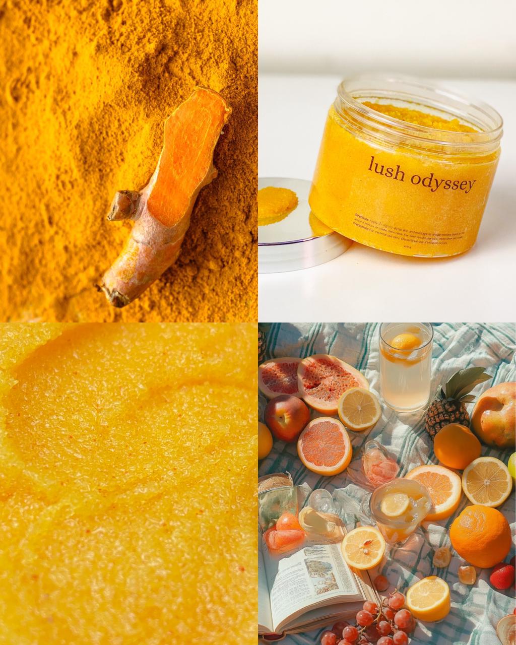 Turmeric Sugar – 5% Glycolic Acid Body Scrub